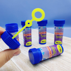 Мыльные пузыри 40 мл., в баночке с палочкой для выдувания